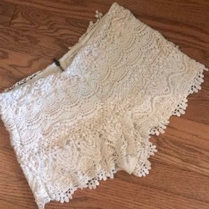 Lace shorts